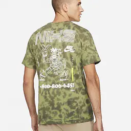 Tie Dye Golf T-Shirt Green Sport - Master