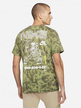 Tie Dye Golf T-Shirt Green Sport